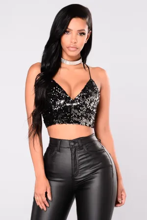 Amora Crop Top - Silver