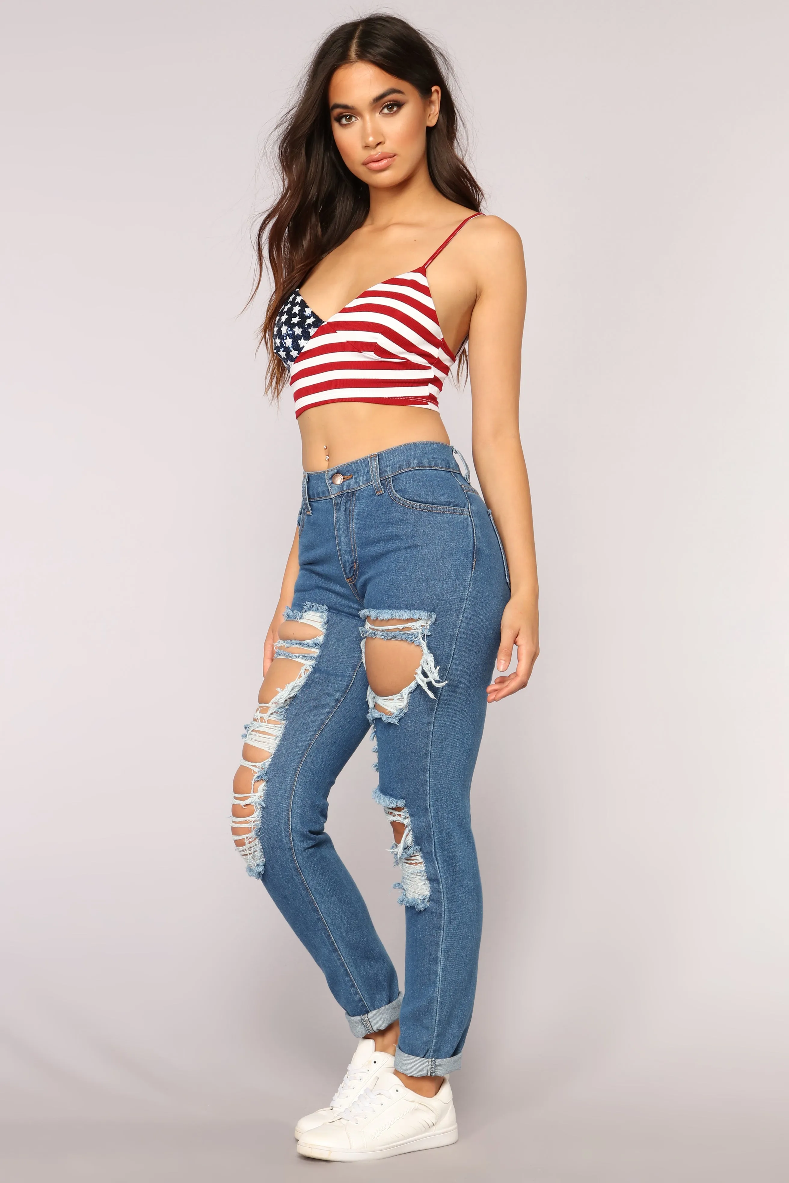 Baby You're A Firework Top - Red/Combo