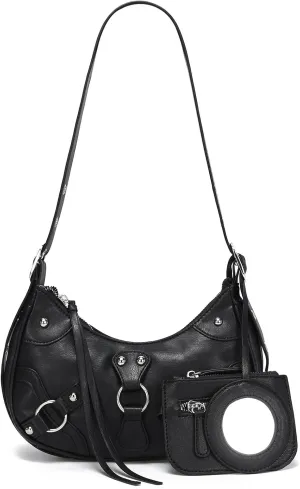 CATMICOO Shoulder Bag Y2K Purse: Cute 90s Punk Underarm Purse