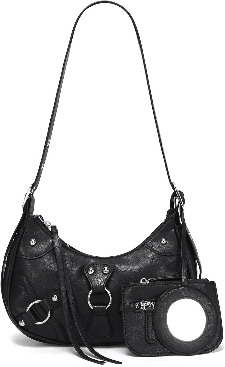 CATMICOO Shoulder Bag Y2K Purse: Cute 90s Punk Underarm Purse