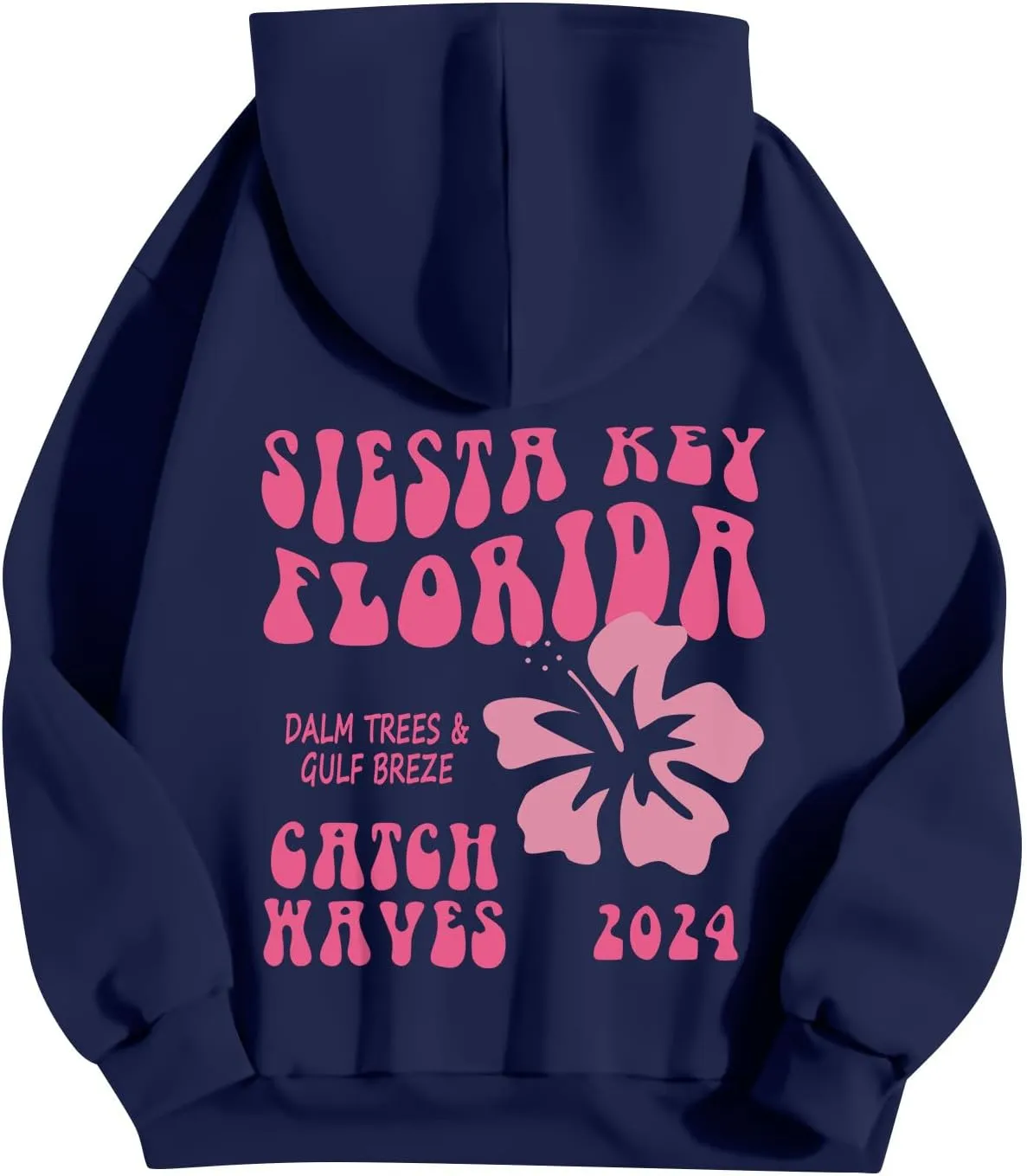 Cute Clothes For Teen Girls Long Sleeve Drawstring Letter Printed O Neck Casual Pullover Tops