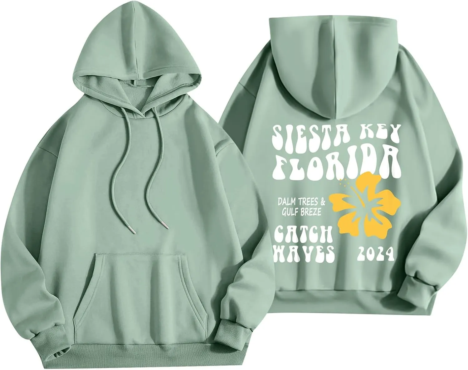 Cute Clothes For Teen Girls Long Sleeve Drawstring Letter Printed O Neck Casual Pullover Tops