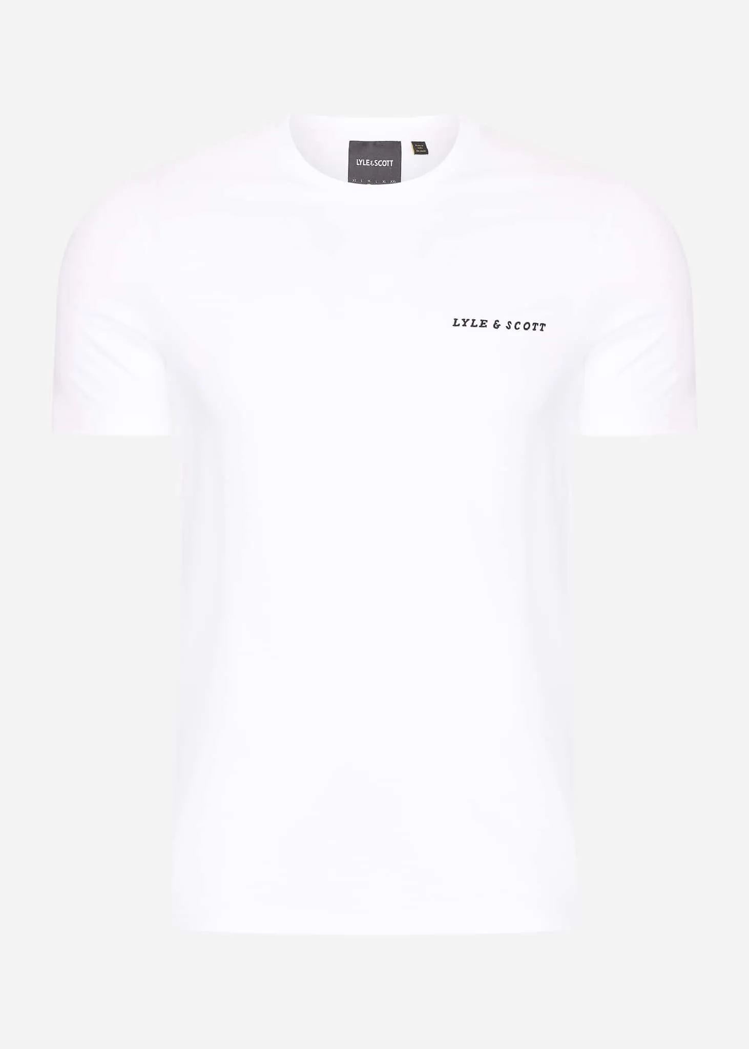 Embroidered t-shirt - white jet black