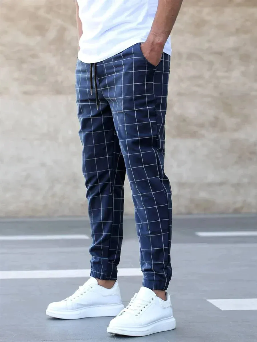 Filbert - Grid Pattern Trousers