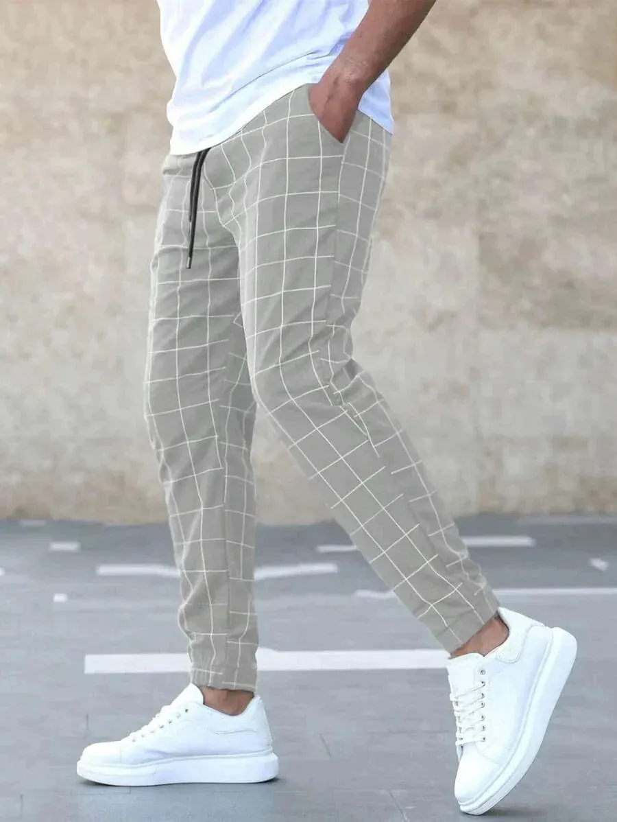 Filbert - Grid Pattern Trousers