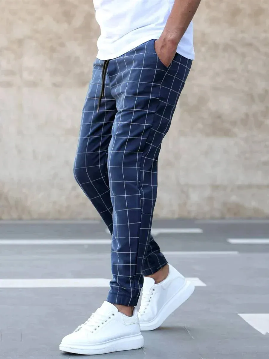 Filbert - Grid Pattern Trousers