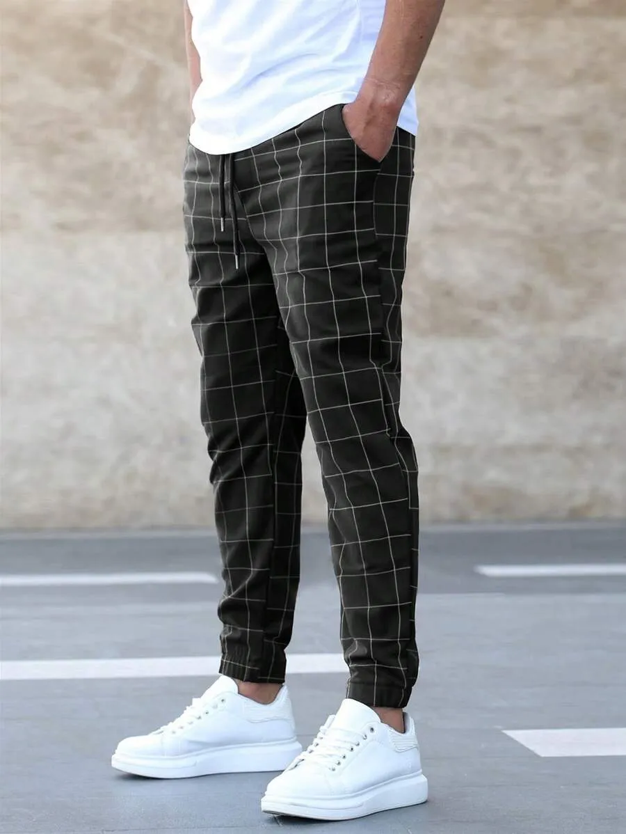 Filbert - Grid Pattern Trousers