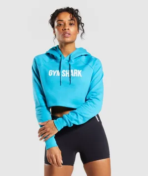 Gymshark Training Cropped Hoodie - Teal