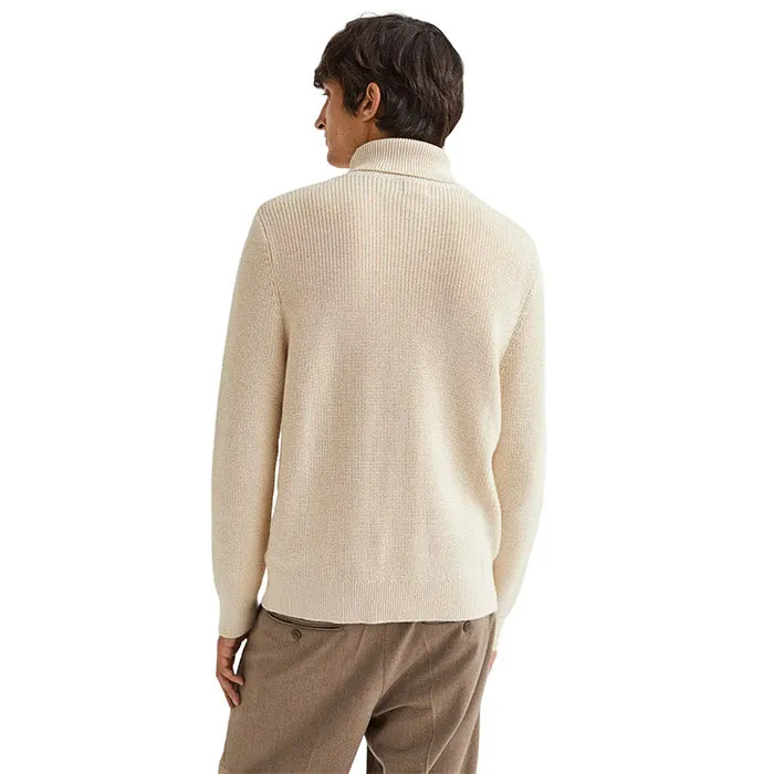 H&M Regular Fit Turtleneck Sweater, beige