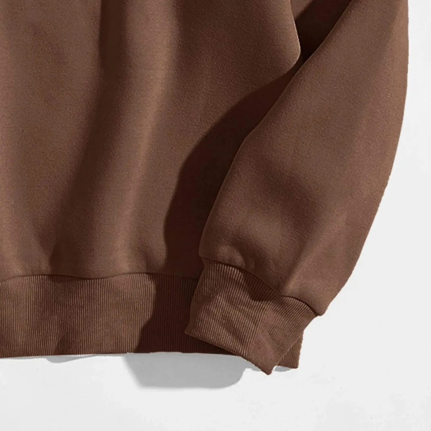 iLH Womens Oversized Hoodies Letter Printed Solid Color No Hood Pullover Sweatshirts For Women Streetwear Leisure Hoodies