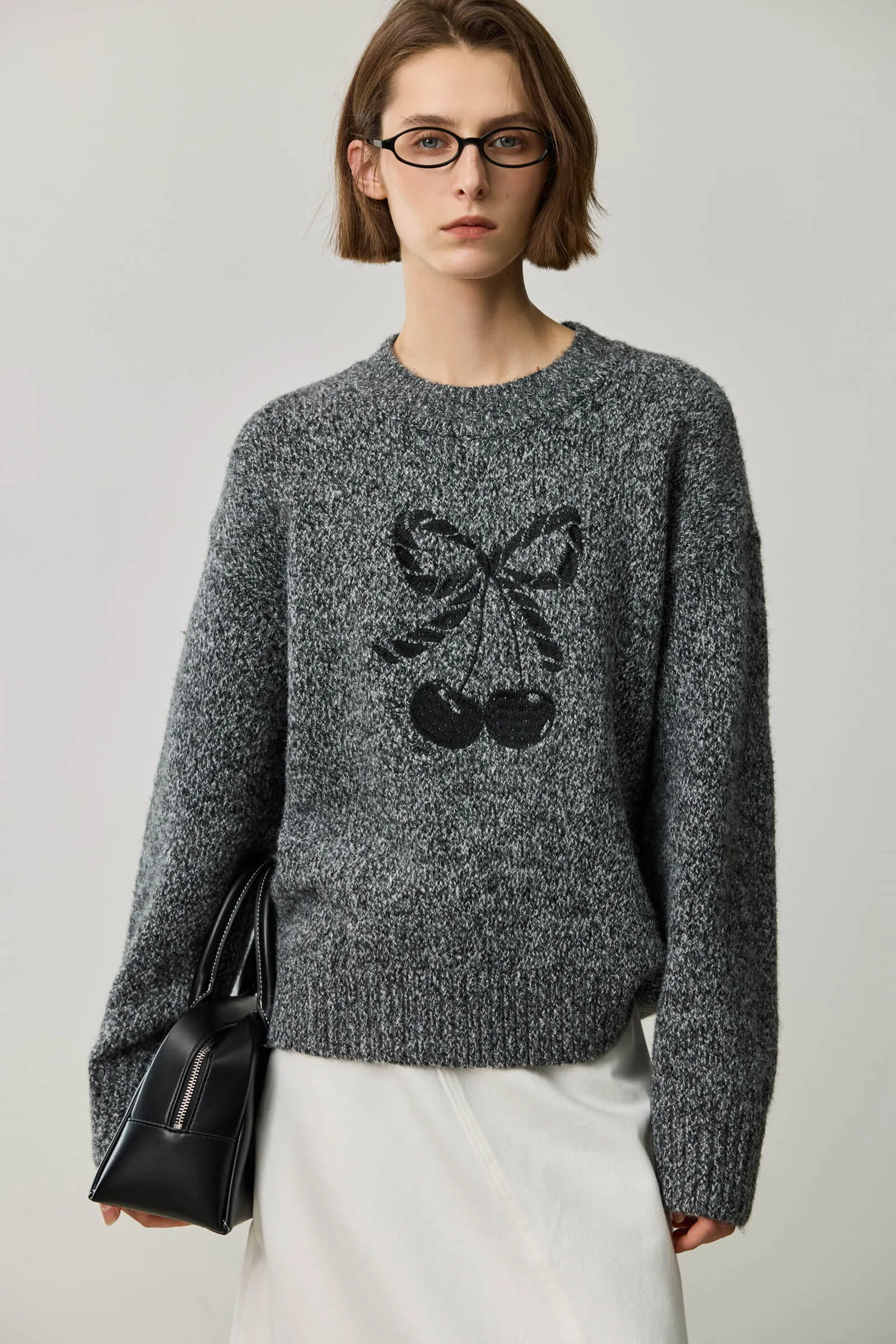 LILY Sweet Embroidered Sweater