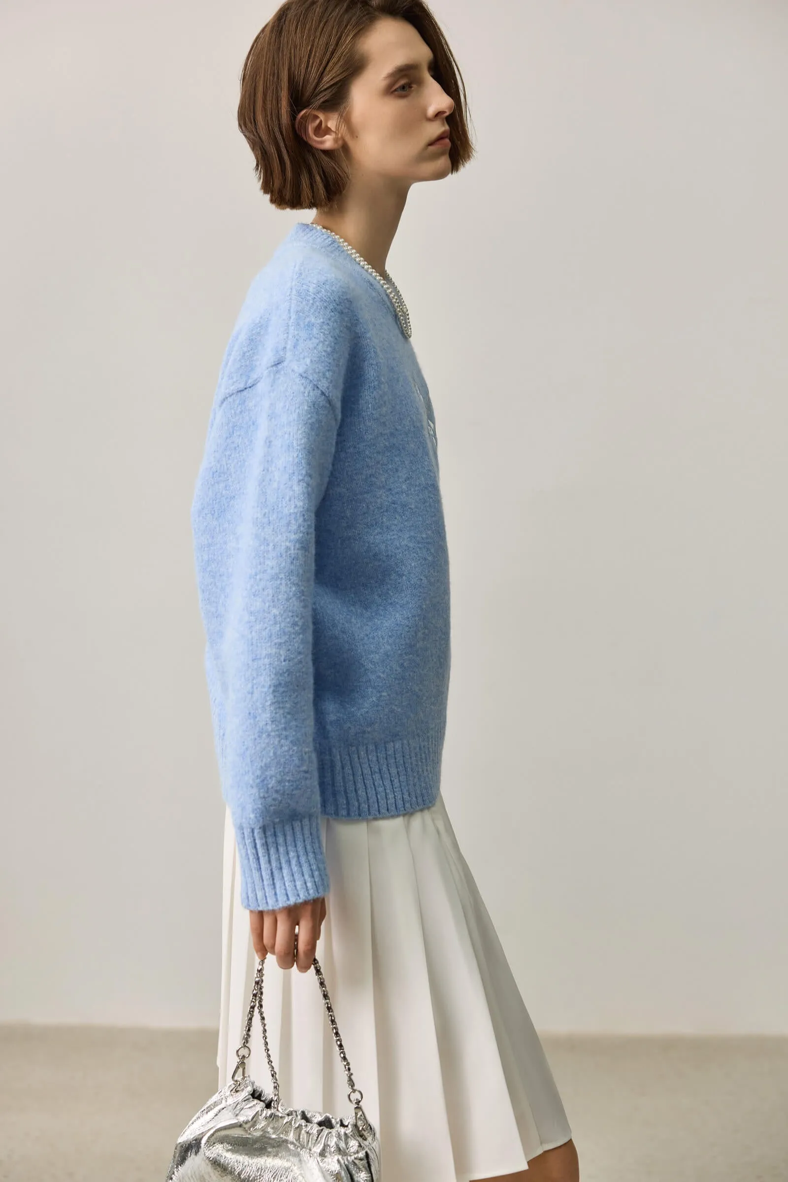 LILY Sweet Embroidered Sweater