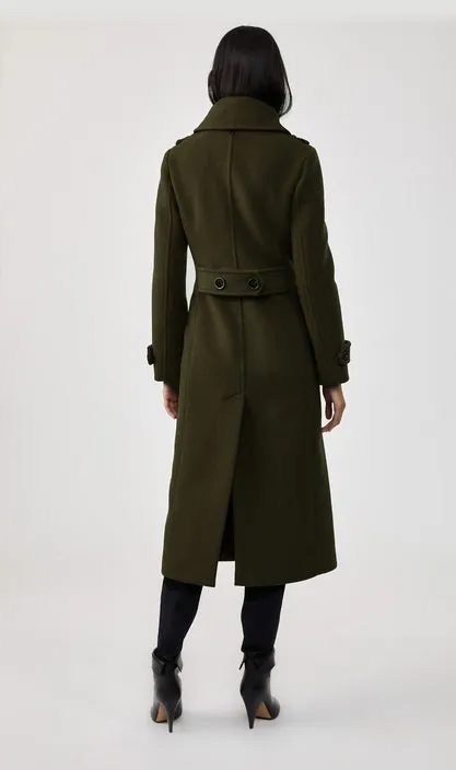 Mackage Elodie Military Green Wool Coat