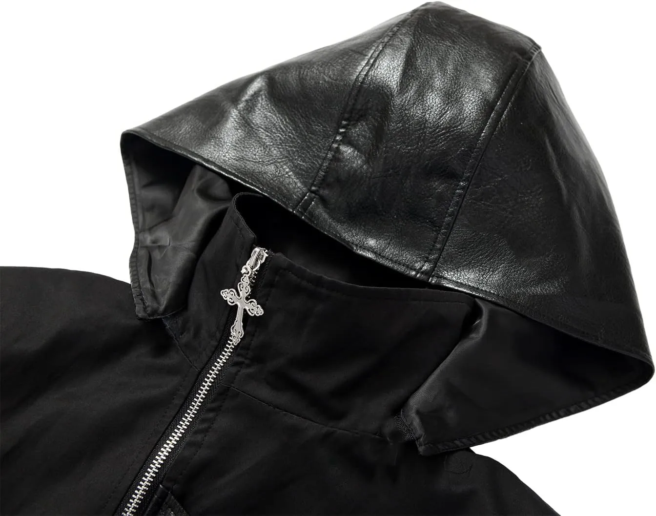 Men's Steampunk Coat Gothic Jacket Leather Tailcoat Medieval Costume