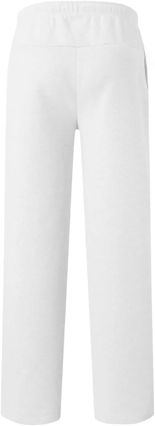 Mens Sweatpants Open Bottom Baggy Casual Drawstring Straight Leg Sweat Pants Joggers Gym Athletic Trousers