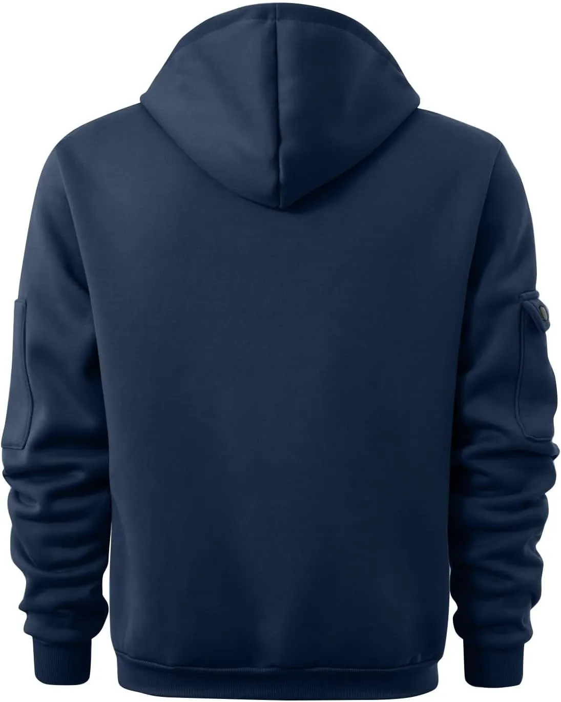 Men's Tactical Hoodies Oversized 1/4 Zip Pullover Sweatshirts with Zipper Arm Pocket Big and Tall Outfits 5XL