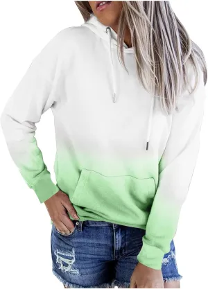Oversized Hoodies for Women Fashion Long Sleeve Tie Dye Sweatshirts 2024 Fall Preppy Pullover with Pockets