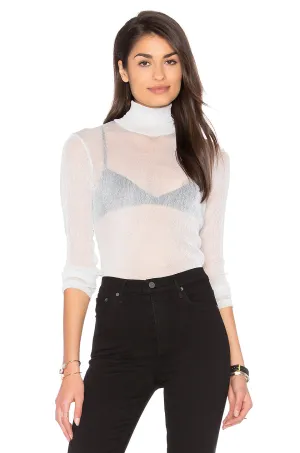 SILVER HAZEL ROLLNECK TOP