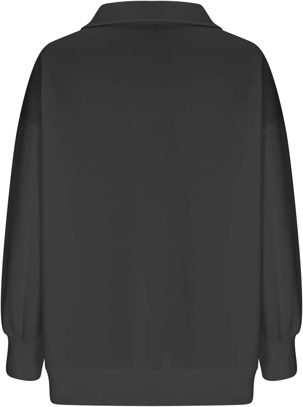 SMIDOW Oversized Sweatshirt For Women 1/4 Zip Up v Neck Fleece Pullovers Casual Loose Fall Fashion 2024 Teen Girls Clothes