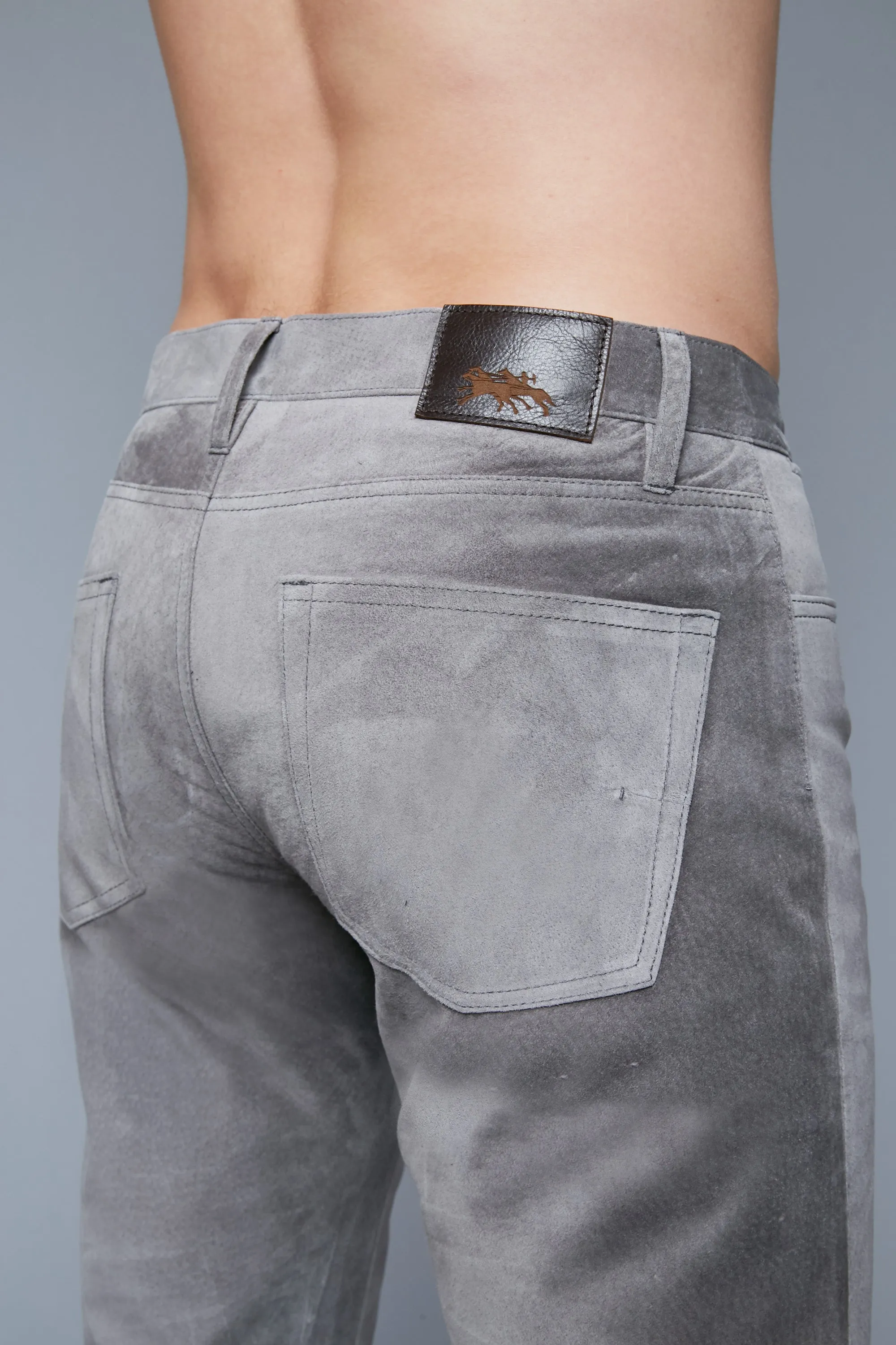 Suede Jeans | Grey