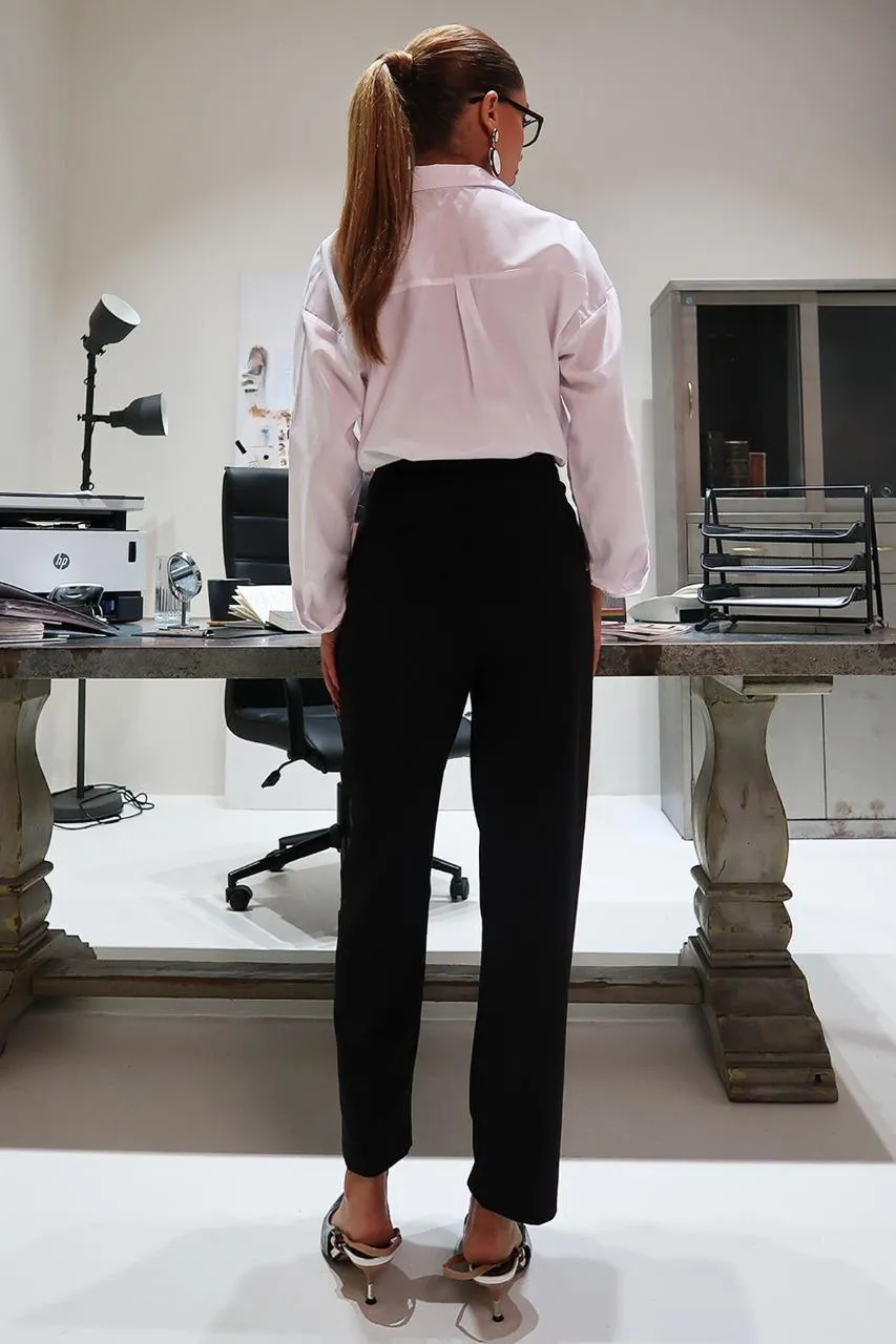 Tailored Elevated Waist Pants
