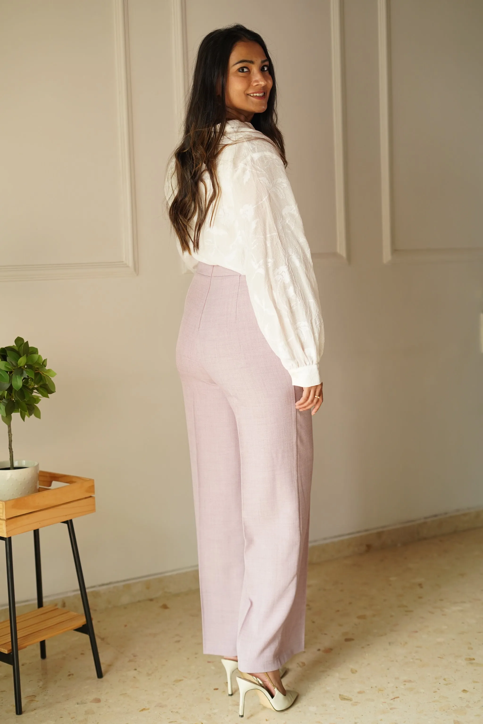 Tailored Lilac Trousers