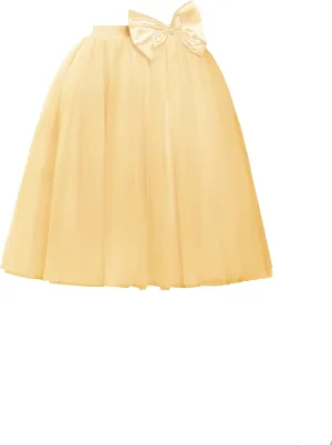 Tulle Skirts for Women A Line Short Knee Length Adult Tutu Tulle Prom Party Mini Skirt Dress