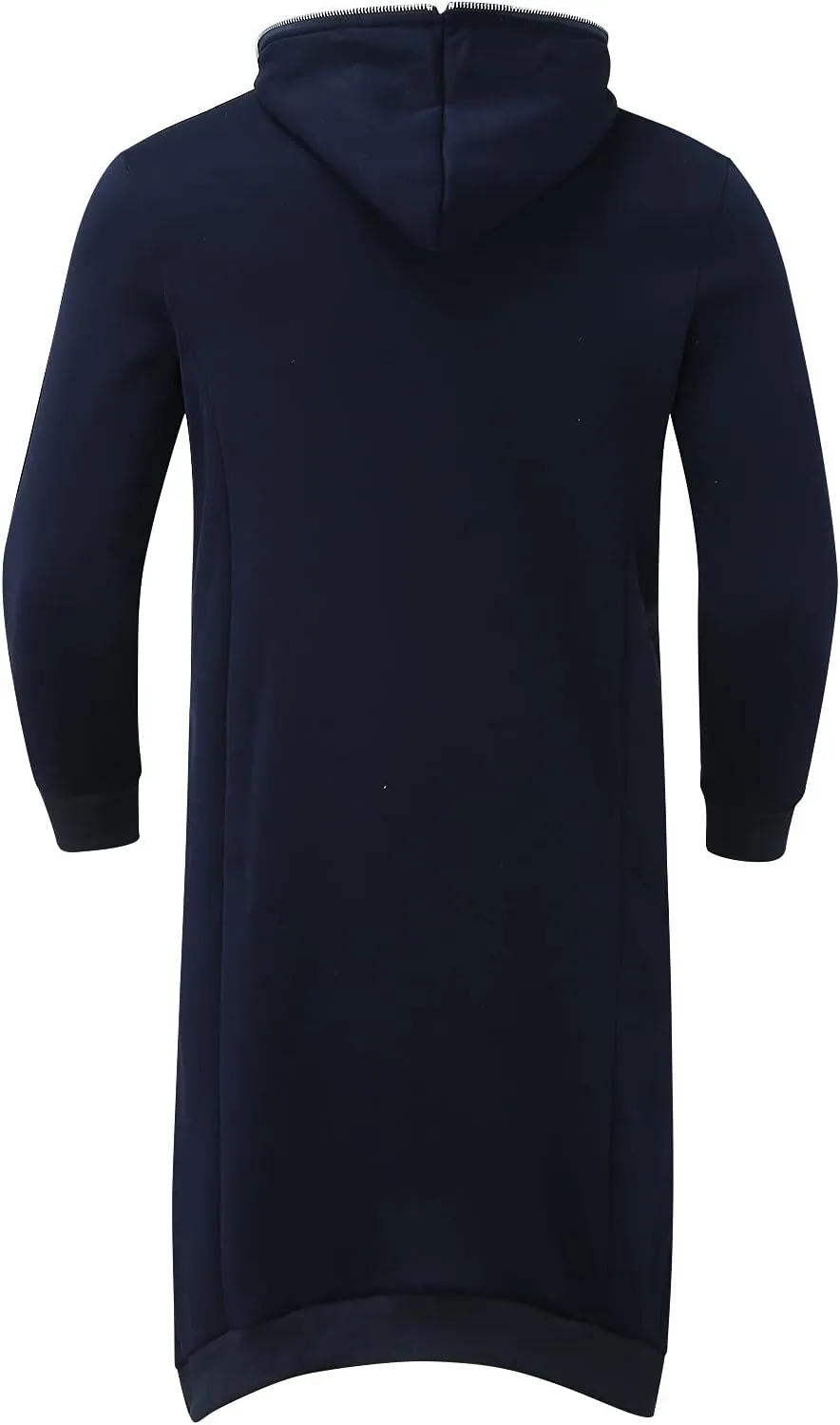 TUQIDEWU Hoodies for Men Pullover, Full Zipper Cloak Cardigan with Hood Long Tunic Sweatshirts Jackets Gothic Street Hoodies