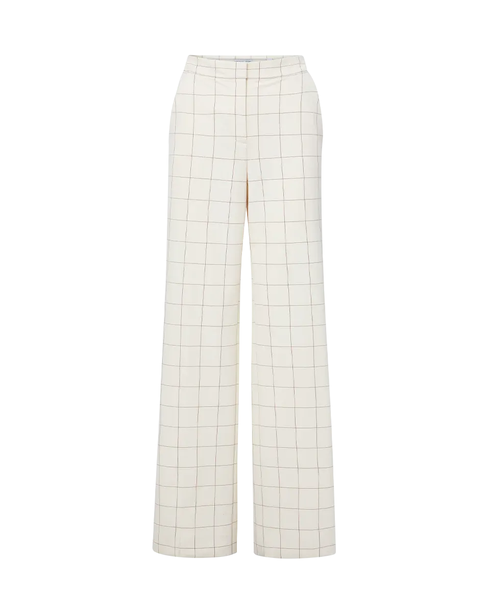 Veronica Beard Tonelli Plaid Pants with Tailored Fit