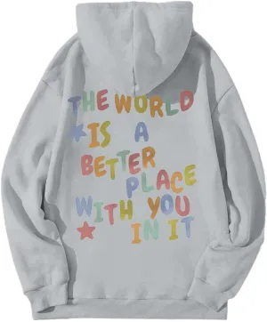 Women's Drawstring Zip Up Cute Hoodies Women's Solid Color Plush And Thick Raglan Sleeves Long Sleeved Hooded