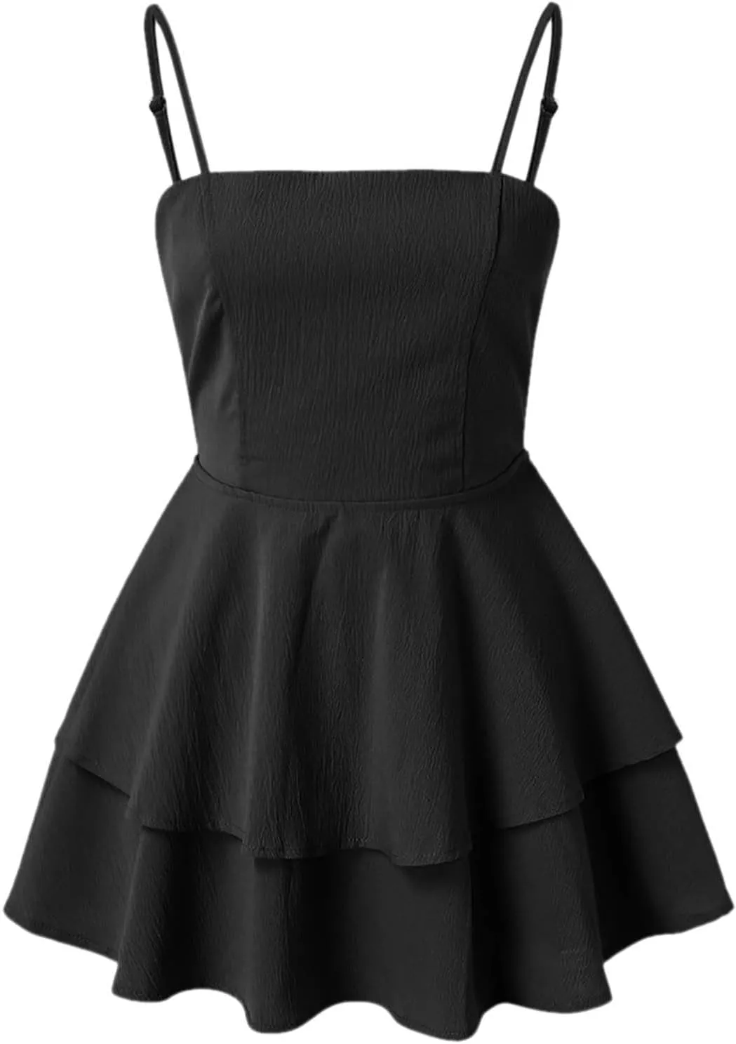 Women's Summer Strappy Smocked Tube Dress 2025 Off Shoulder Ruffle Tiered Flowy Beach Boho Mini Sundress