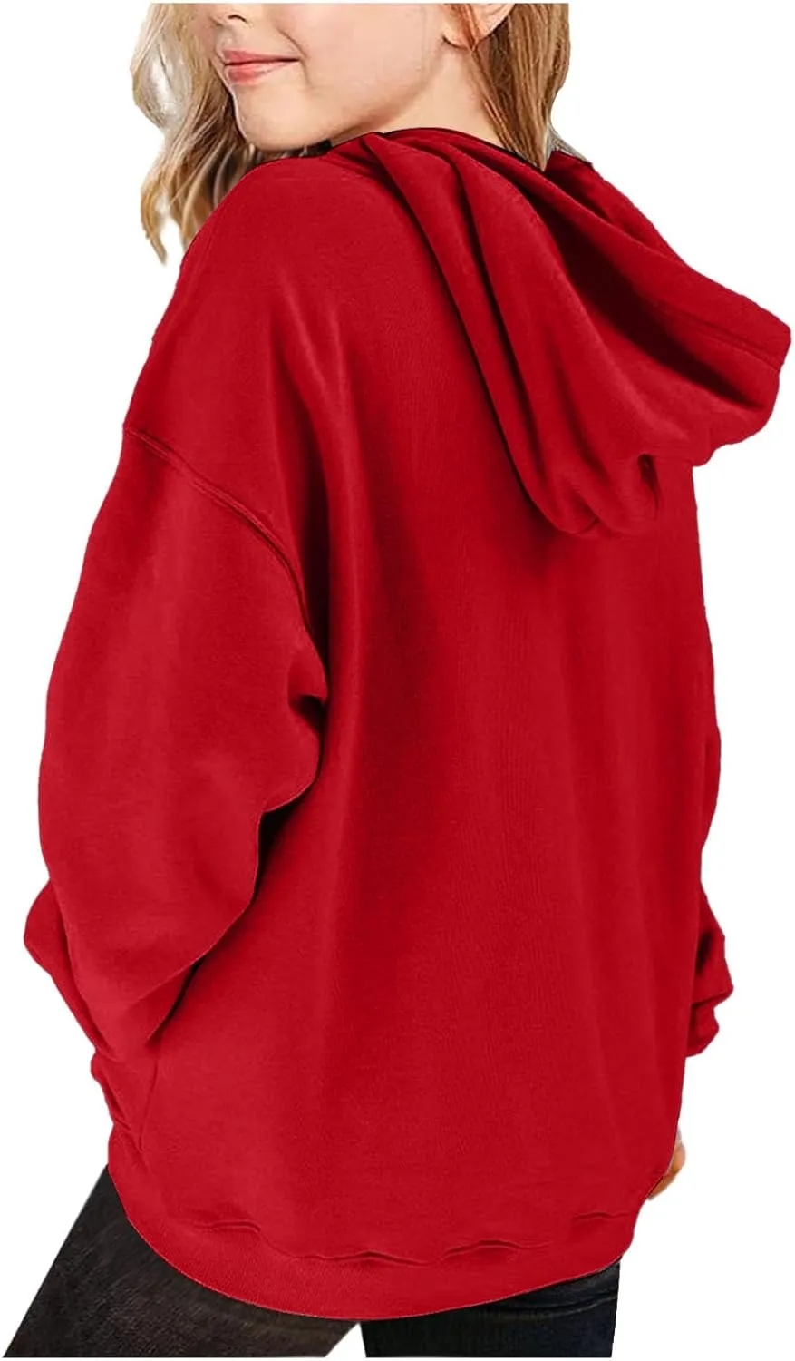YRAETENM Hoodies for Teen Girls Oversized Long Sleeve Pullover Tops Cute Gradient Sweatshirts Preppy Clothes with Pockets